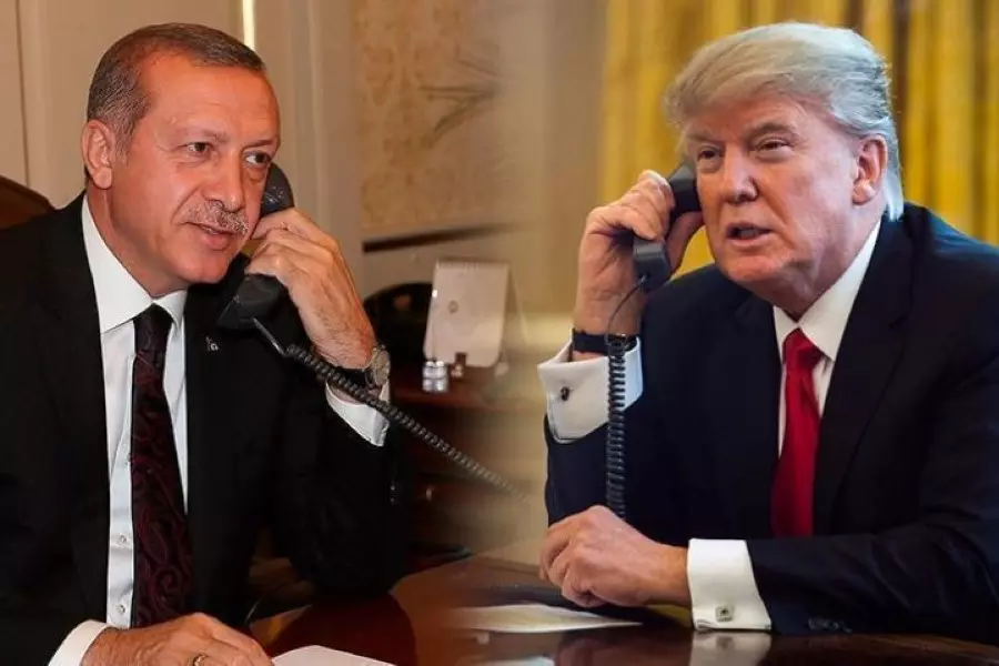 بعد اتصال هاتفي.. ترامب وأردوغان يتفقان على ضرورة وقف العنف في ادلب