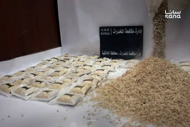 الداخلية تضبط 150 ألف حبة كبتاغون في اللاذقية وتوقف متورطين اثنين