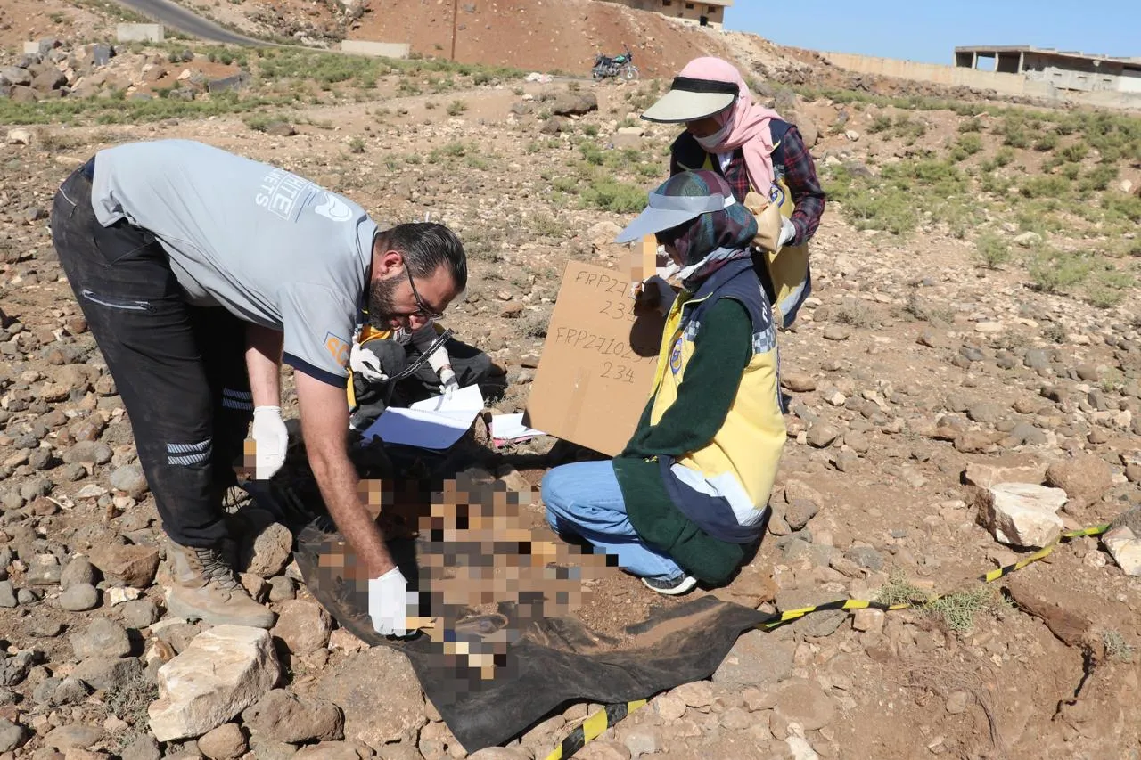 العثور على رفات بشرية قرب السجن المركزي في درعا 
