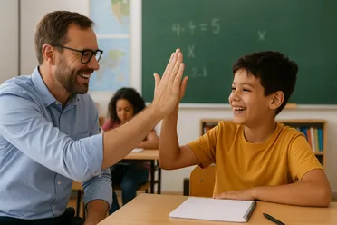 ابتسامة المعلم قبل المعلومة: سرّ الصف الذي يجذب الطلاب