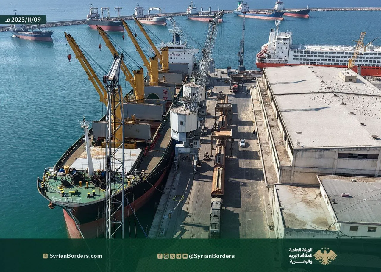 تعزيز المخزون المحلي بوصول دفعات جديدة من القمح إلى طرطوس