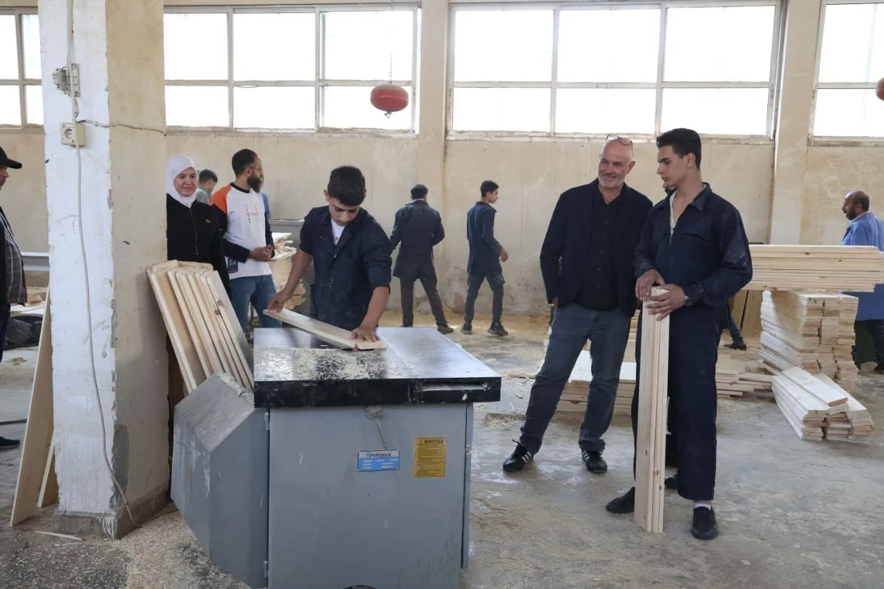 جولة ميدانية في مدارس دمشق.. مشروع دولي لدعم التعليم المهني في سوريا