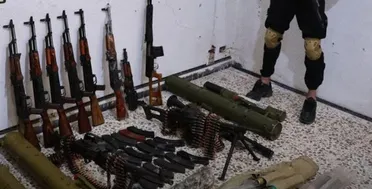 الأمن الداخلي يضبط صواريخ مضادة للدروع شرقي حمص