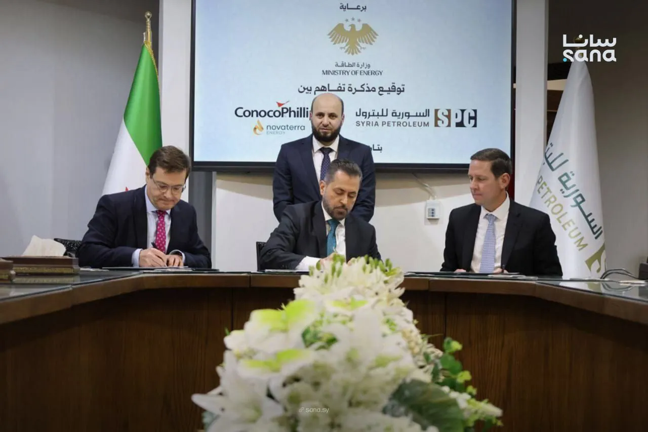 اتفاق سوري–أميركي لتوسيع إنتاج الغاز ودعم احتياجات الطاقة