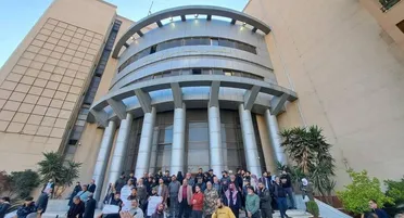 احتجاجات أمام القصر العدلي بحلب للمطالبة باسترداد العقارات المغتصبة