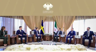 وزير الخارجية والمغتربين يستقبل وفدًا سويديًا رفيع المستوى في دمشق