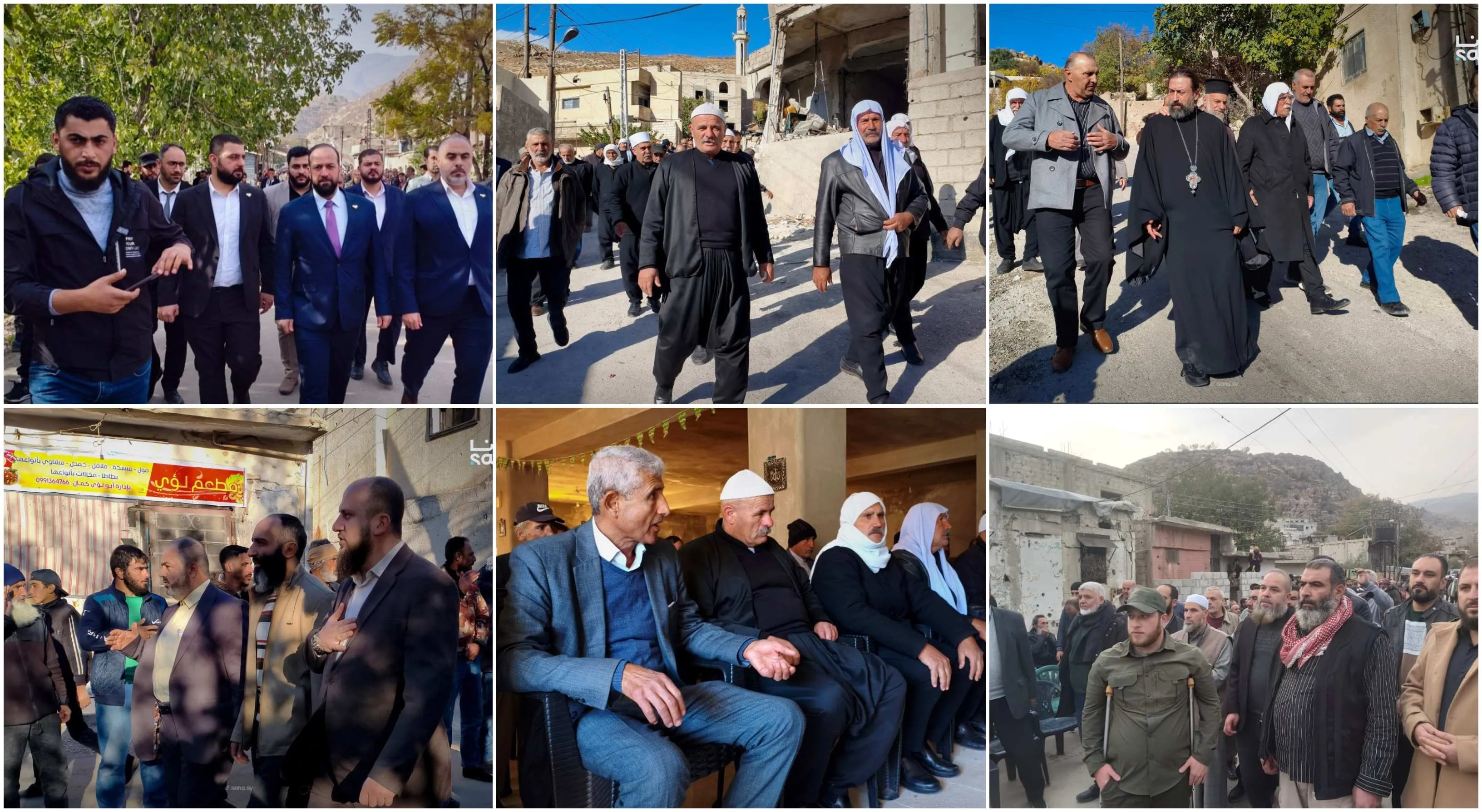 بيت جن تستقبل الوفود الرسمية والمجتمعية..مواكب العزاء تتحوّل إلى رسالة وحدة بعد المجزرة الإسرائيلية