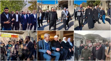 بيت جن تستقبل الوفود الرسمية والمجتمعية..مواكب العزاء تتحوّل إلى رسالة وحدة بعد المجزرة الإسرائيلية