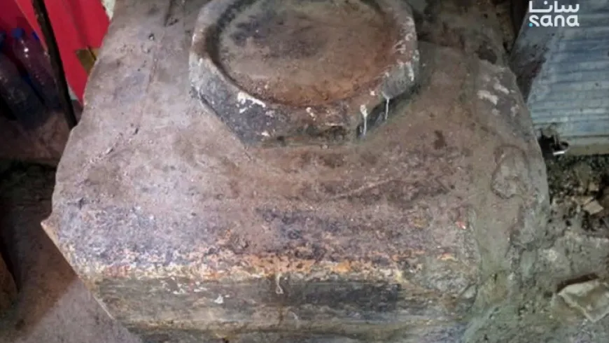 اكتشاف طالع مياه أثري في سوق الحرير بدمشق