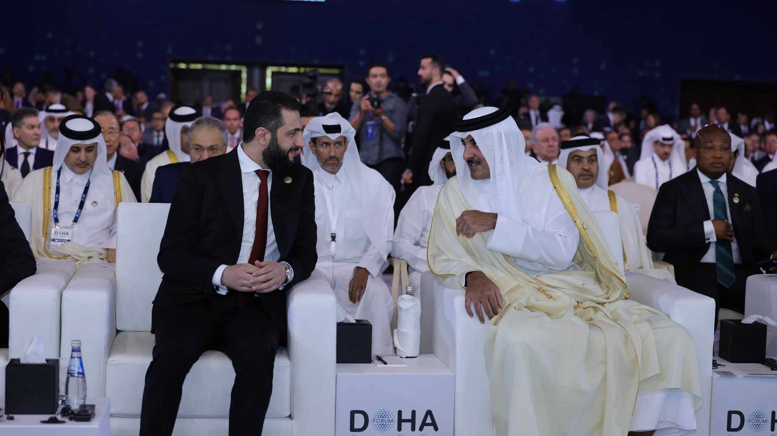 الرئيس "الشرع" يشارك في افتتاح منتدى الدوحة 2025