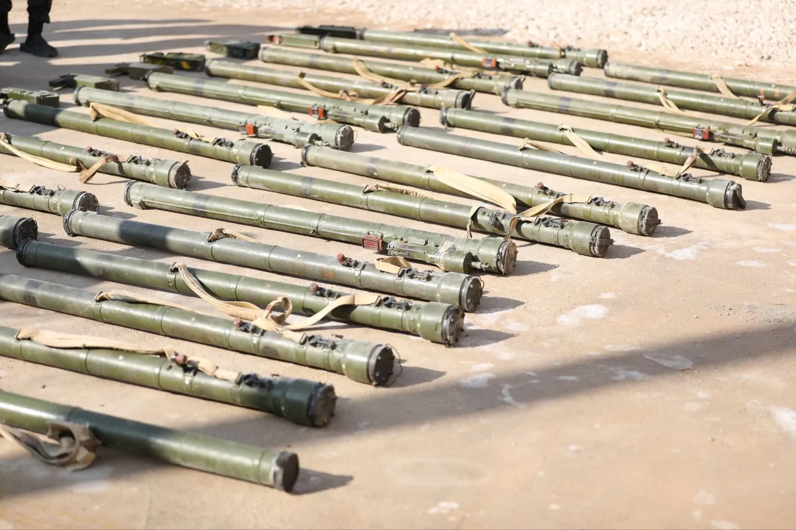 مديرية أمن البوكمال تعلن ضبط صواريخ مضادة للطيران قبل تهريبها