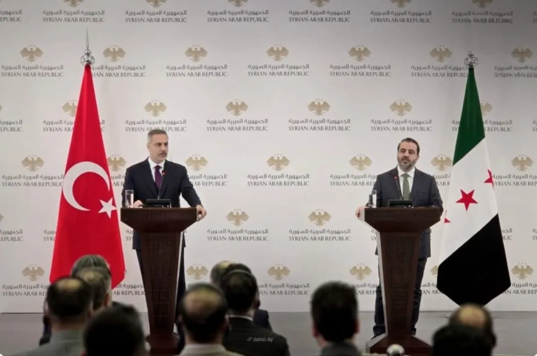 "الشيباني وفيدان" يؤكدان على الشراكة الأمنية والاقتصادية وتنفيذ اتفاق 10 آذار