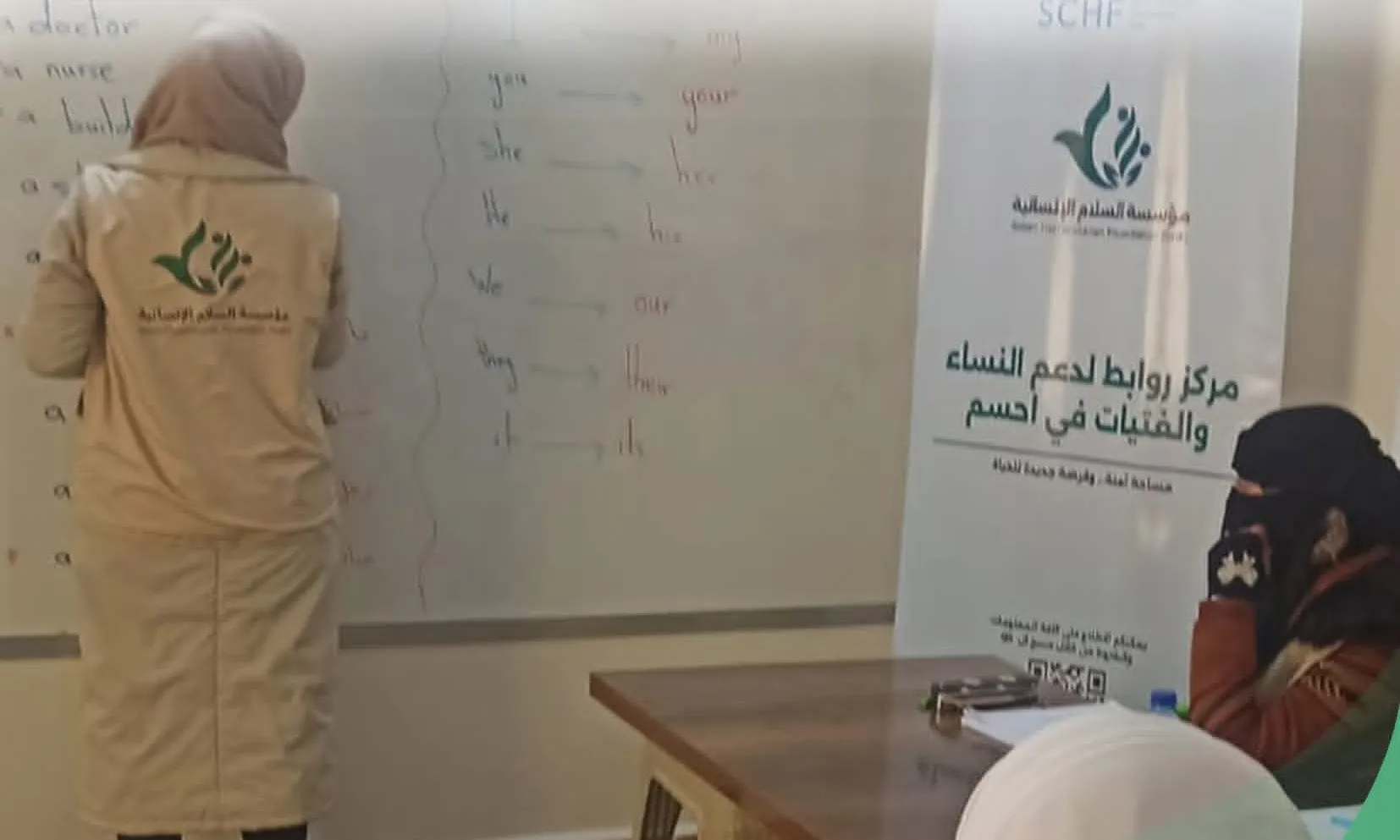 لتمكين النساء والفتيات .. إطلاق تدريبات محو الأمية والإنجليزية في إحسم بإدلب