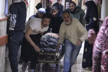 جرحى جراء العدوان الاسرائيلي على بلدة كويا