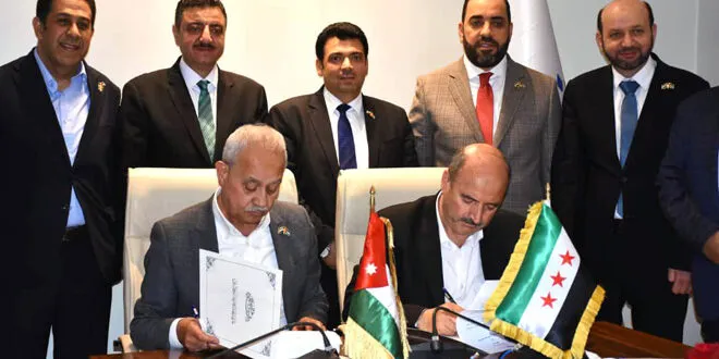 نقابتا المهندسين في الأردن وسوريا توقّعان مذكرة تفاهم لتعزيز التعاون وإعادة الإعمار