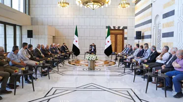 وفد من السويداء يلتقي "الشرع" في قصر الشعب ويناقش ورقة مطالب بثلاثة مستويات