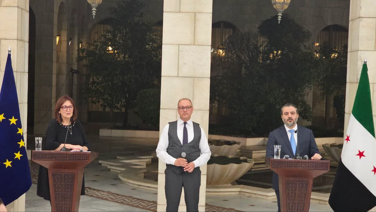 مؤتمر صحفي مشترك بين وزير الخارجية السوري والمفوضة الأوروبية