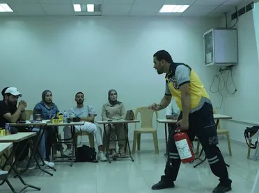 الدفاع المدني يدرّب طلاب المدينة الجامعية بدمشق على الإسعافات والطوارئ