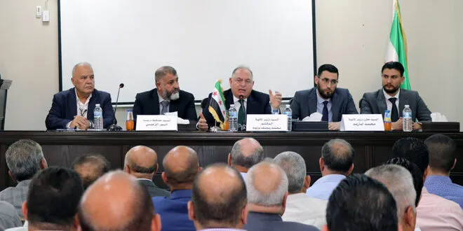وزير المالية يبحث في درعا آليات إصلاح النظام الضريبي وبناء الثقة مع القطاع الخاص