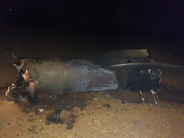 حطام صاروخي يشعل حرائق في درعا والقنيطرة والدفاع المدني يحذر من التعامل العشوائي