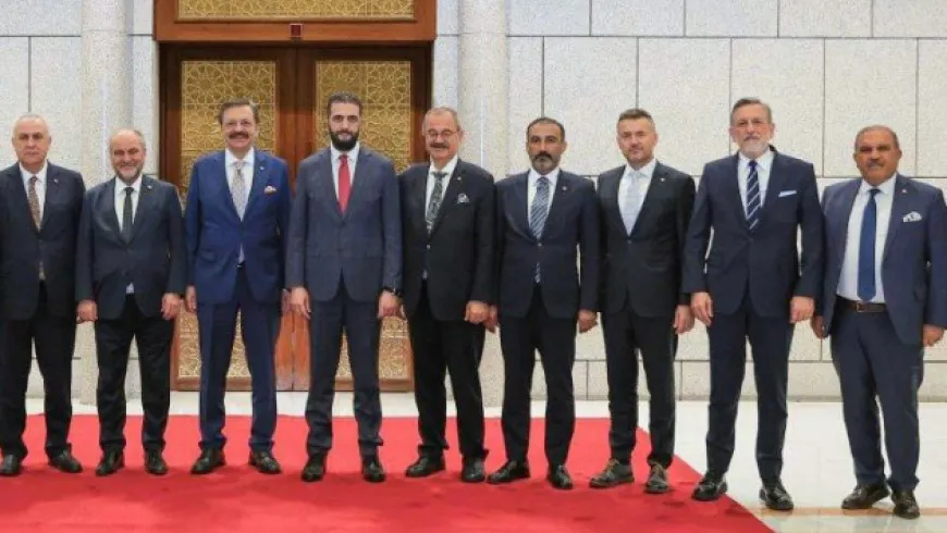 وفد اقتصادي تركي رفيع يبحث مع "الشرع" في دمشق فرص التعاون وإعادة الإعمار