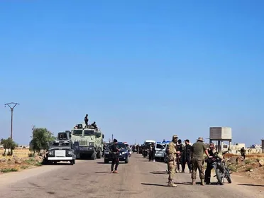 الجيش السوري في محيط محافظة السويداء