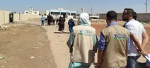 وفد أممي يتفقد مراكز الإيواء في بصرى الشام ويعد بتقديم دعم عاجل للمتضررين
