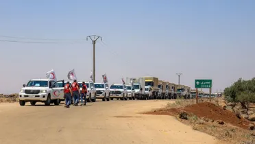 الصليب الأحمر: الوضع الإنساني في السويداء صعب والقوافل الإغاثية خطوة ضرورية لتخفيف المعاناة