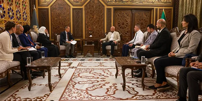 وزارة الطوارئ تبحث مع هيئة الأمم المتحدة للمرأة سبل تعزيز دور السوريات في الاستجابة وبناء المجتمع