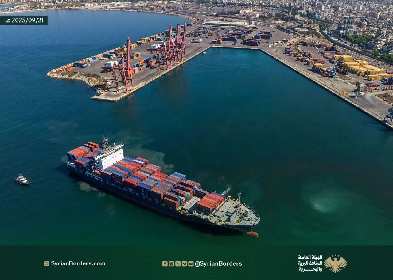 مرفأ اللاذقية يستقبل بواخر عملاقة لشركة CMA CGM العالمية
