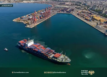 مرفأ اللاذقية يستقبل بواخر عملاقة لشركة CMA CGM العالمية