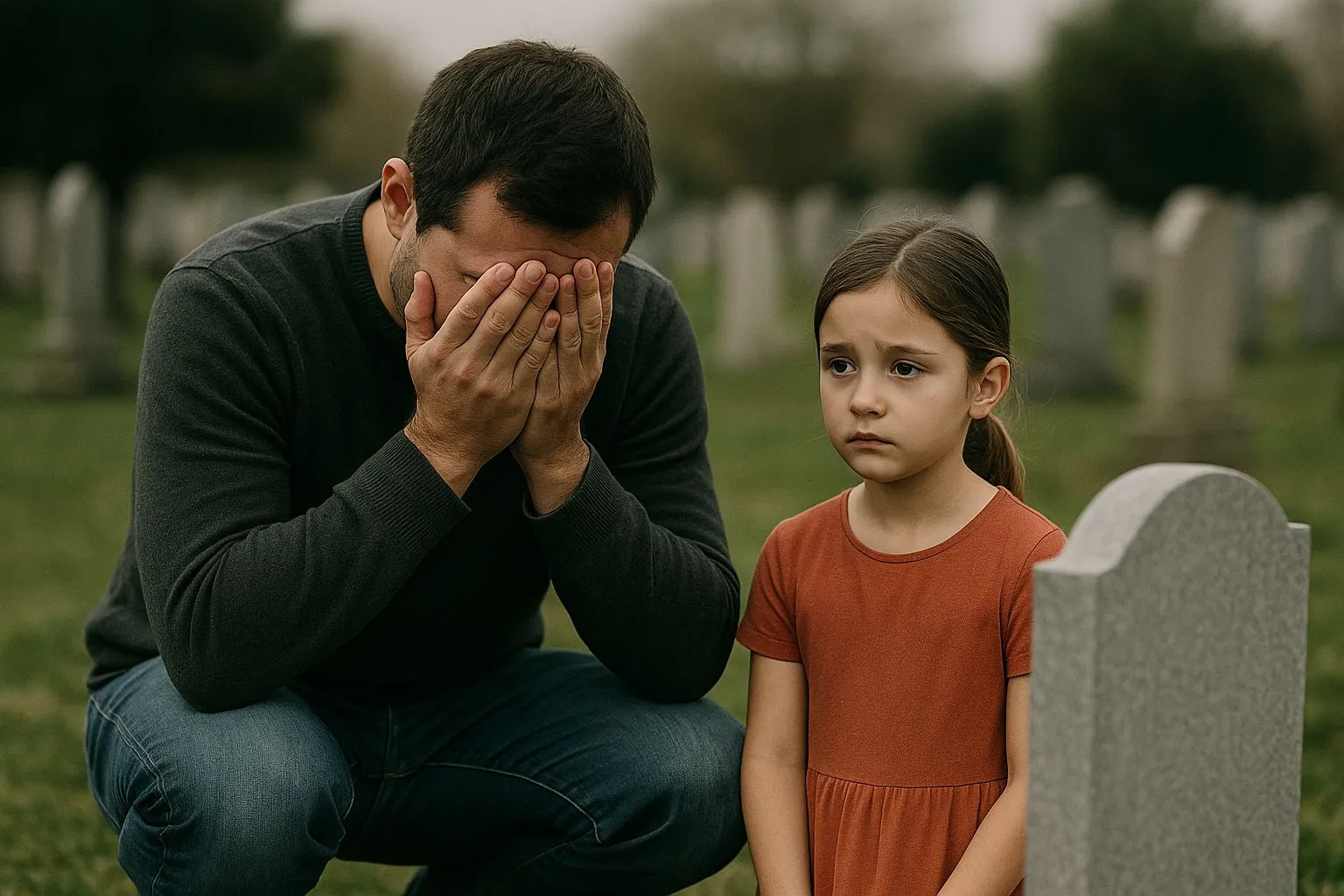 رجل من ذوي الهمم يودّع قبر ابنه قبل عودته إلى سوريا: لحظة إنسانية مؤثرة تهزّ المتابعين