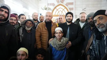 وزير الطوارئ يجري جولة ميدانية لتفقد أوضاع النازحين في حلب