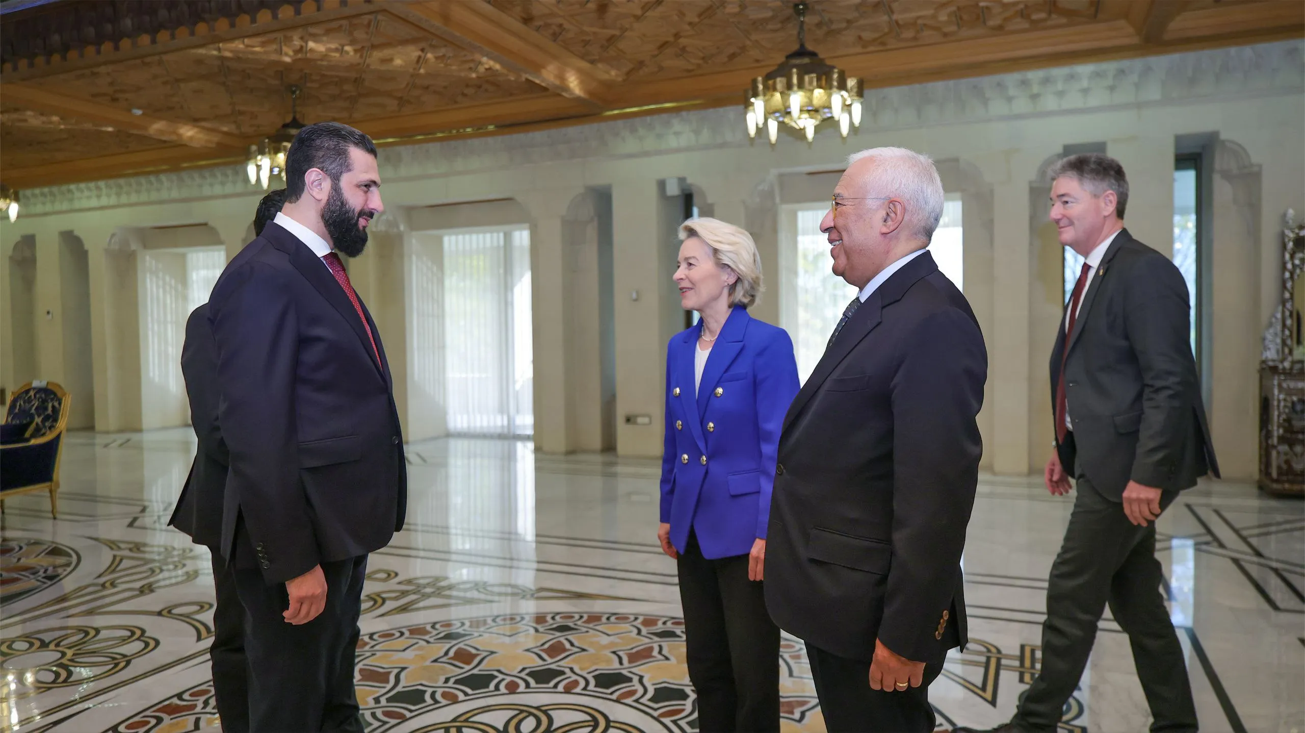 أونماخت يؤكد أهمية زيارة وفد الاتحاد الأوروبي إلى دمشق ويدعو للاستثمار ودعم الاستقرار