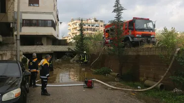 الدفاع المدني يتدخل لمواجهة آثار المنخفض الجوي ويصدر تحذيرات للمواطنين
