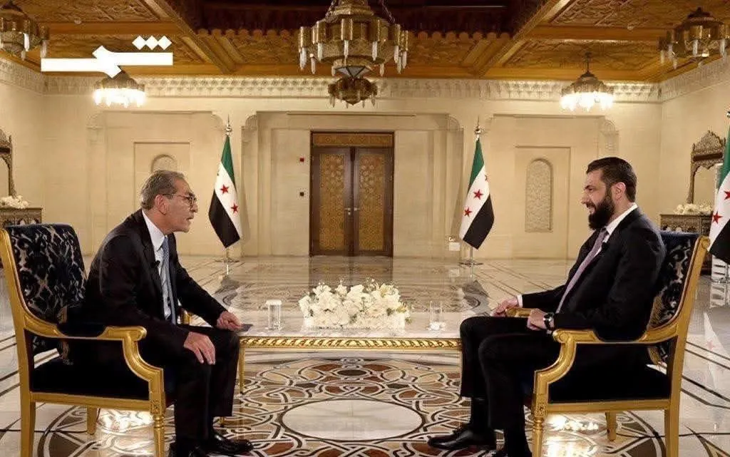 تهديدات أمنية تسبق إلغاء بث مقابلة الرئيس الشرع على قناة «شمس»