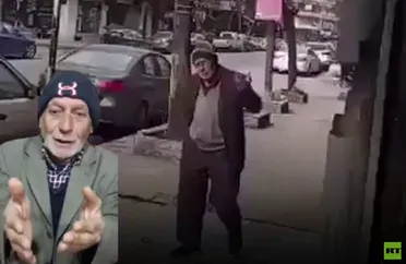 "أبو عزيز" يوضح حقيقة ظهوره وسط اشتباكات حلب بحثاً عن بائع مشروبات