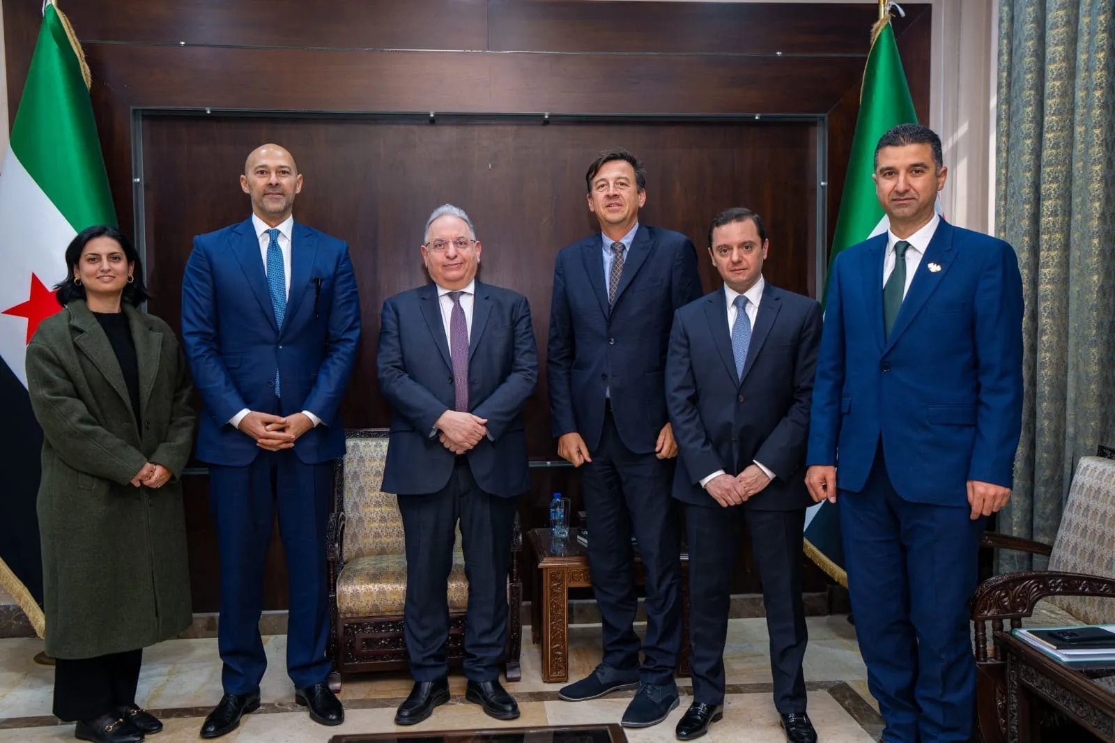 وزير المالية يبحث مع شركة أمريكية فرص تطوير القطاع المالي في سوريا