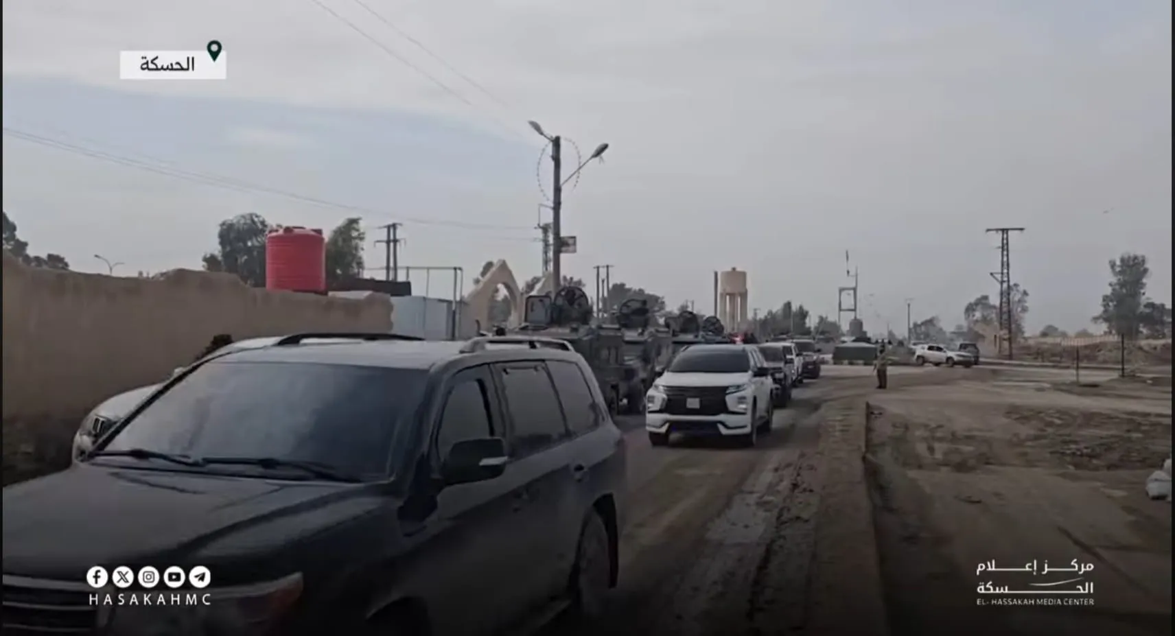 دخول الأمن الداخلي للحسكة وسط ترحيب شعبي واسع رغم التهديدات وحظر التجوال