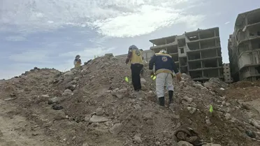 رفات بشرية في حي التضامن