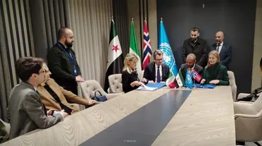 الحكومة السورية توقّع حزمة اتفاقيات في الطاقة والتمويل والنقل