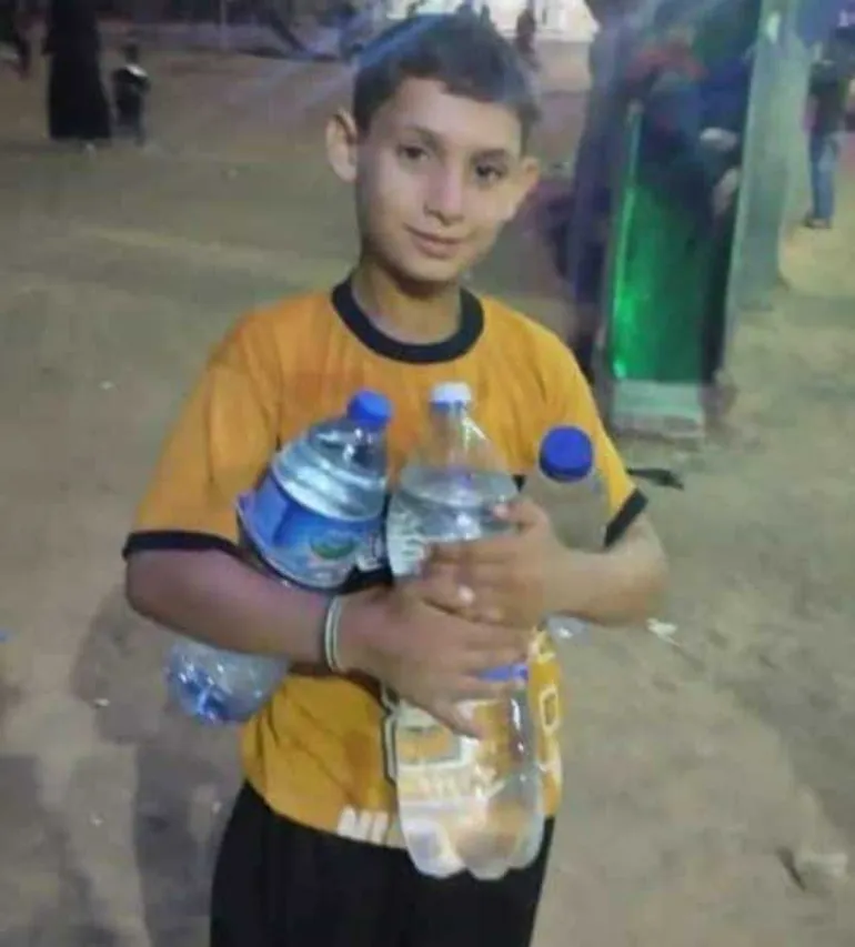الطفل "إبراهيم فريد المصطفى"