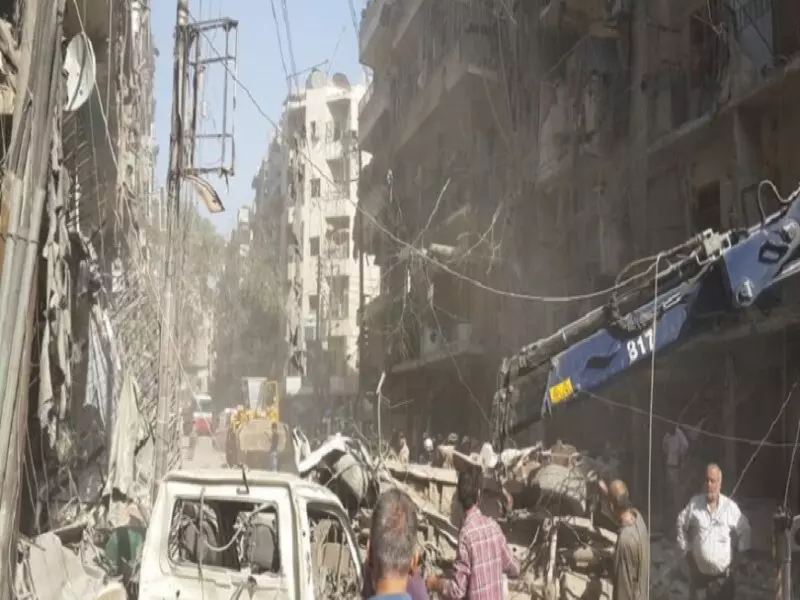 ستة شهداء وعدد من الجرحى بقصف جوي استهدف حي الصالحين بحلب