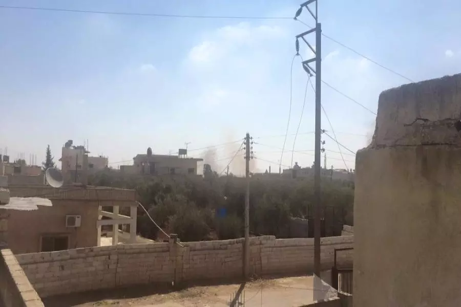 نظام الأسد يواصل هجماته وقصفه على بلدة إبطع ومحيطها بريف درعا
