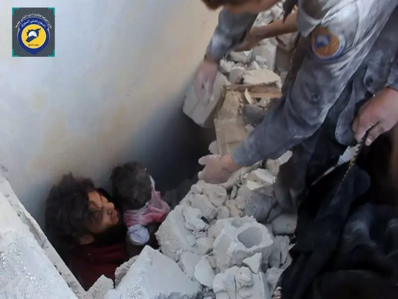 شهداء وعشرات الجرحى في الغوطة الشرقية بقصف روسي مكثف يسبق إعلان الهدنة بساعات