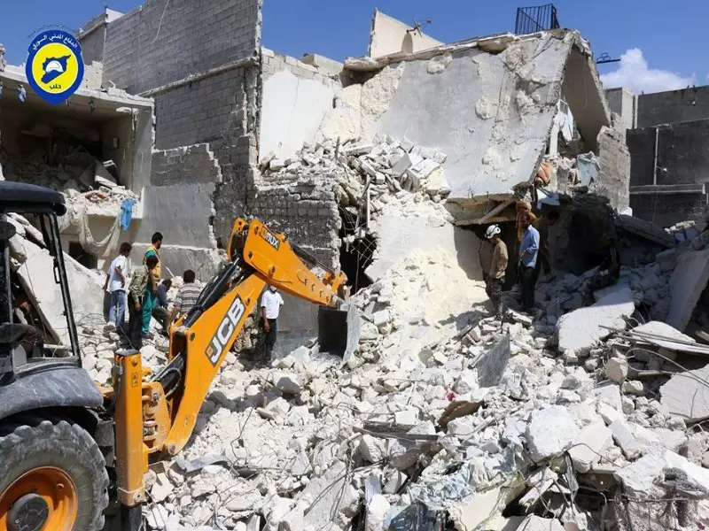 21 شهيد ودعتهم حلب في أول أيام شهر رمضان بقصف طيران الأسد وحليفه الروسي