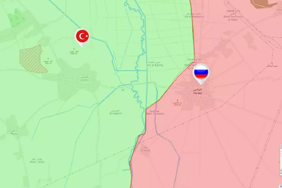 قوات روسية تنتشر في الحاضر جنوب حلب قبالة القوات التركية في تلة العيس لضبط خروقات الميليشيات الإيرانية