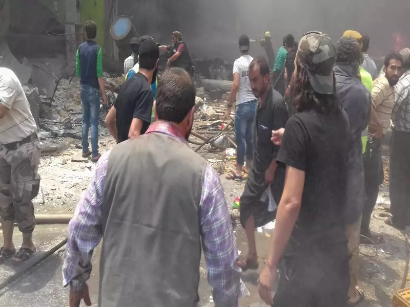 مجزرة مروعة في مدينة إدلب في أول خرق للهدنة بعد تجديدها بالأمس