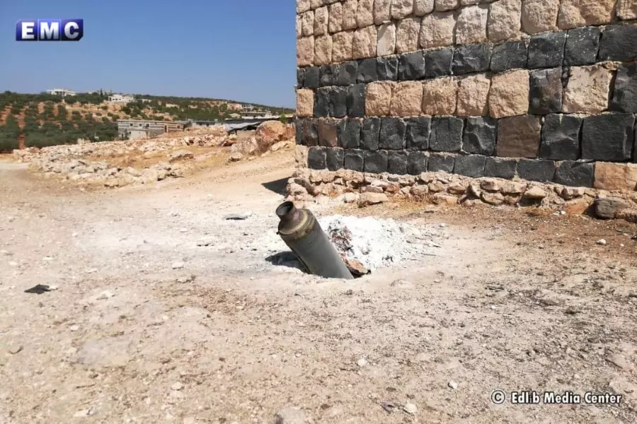شهيدان وجرحى بقصف صاروخي للنظام على كفرنبل بريف إدلب