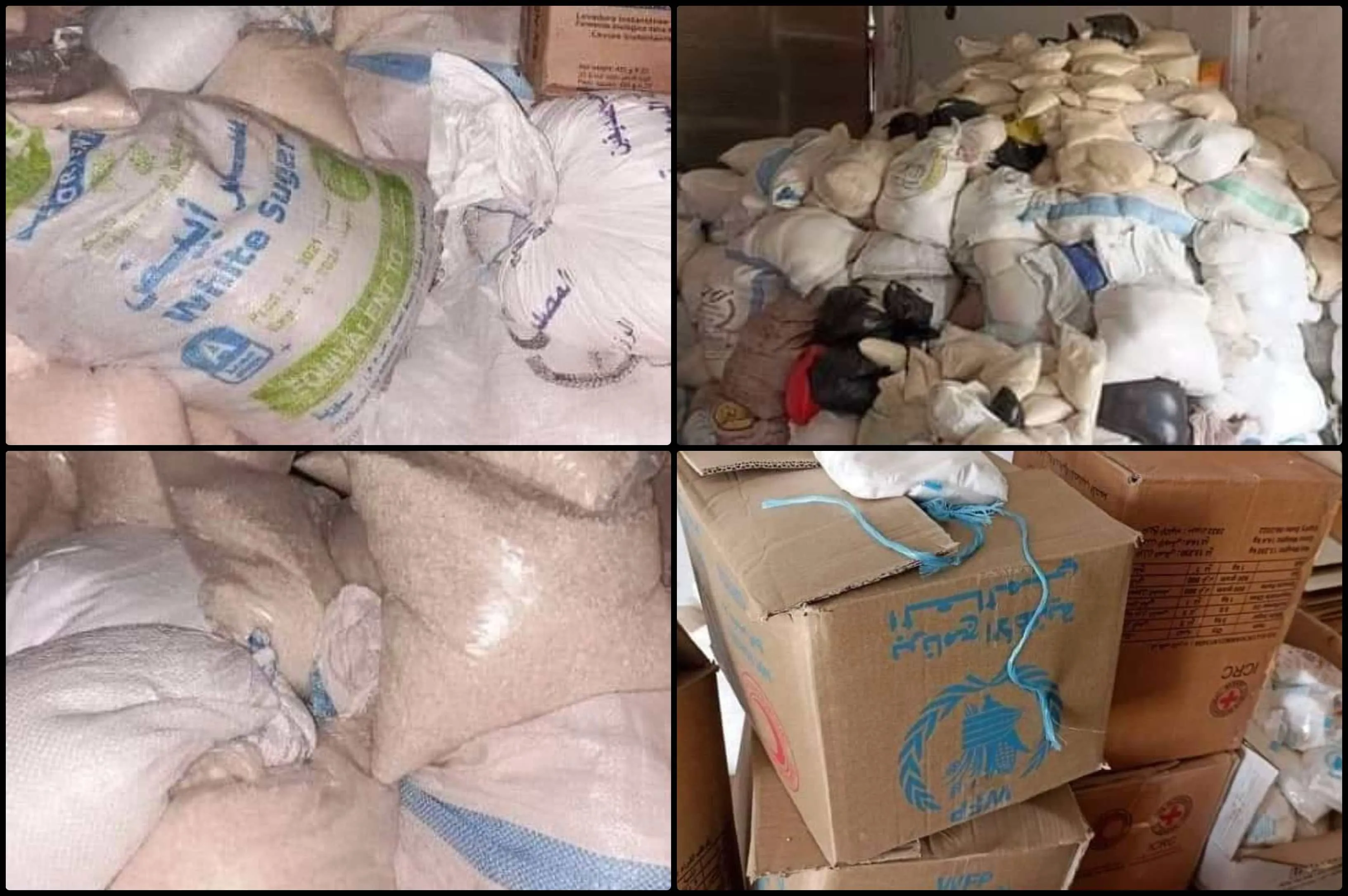 انتشار واسع للمواد الغذائية الفاسدة .. النظام يصادر أطنان من "المساعدات الإغاثية" وسط سوريا